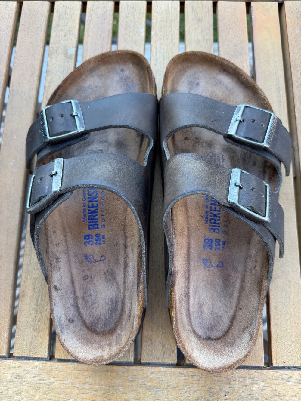 Birkenstock Arizona Soft Footbed Sandal - Brown Leather - Picture 4 of 11
